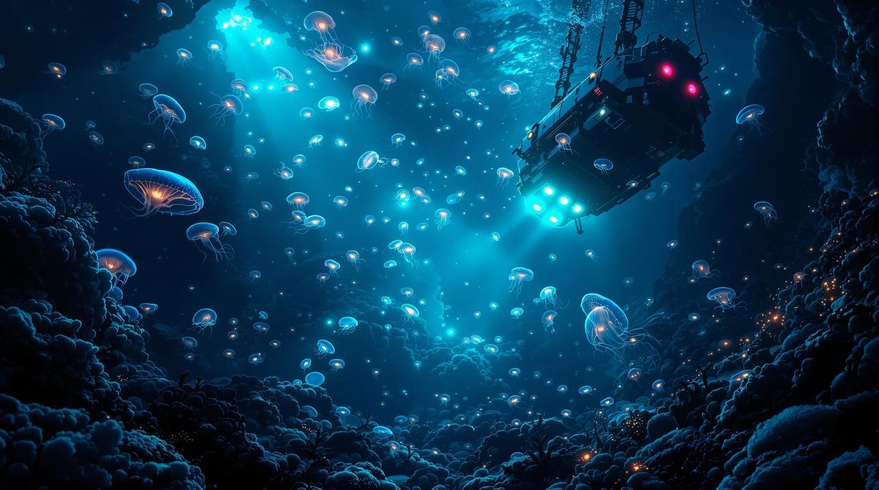 爽爽爽影院纪录片:深海发光生物探秘之旅